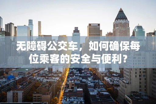 无障碍公交车，如何确保每位乘客的安全与便利？