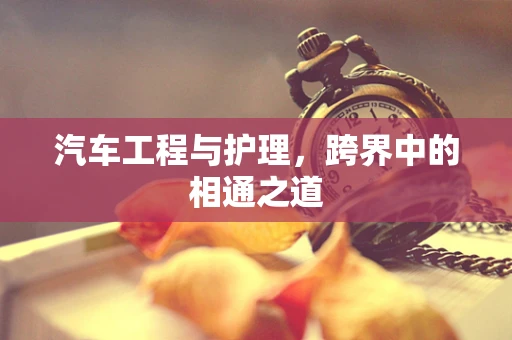 汽车工程与护理，跨界中的相通之道