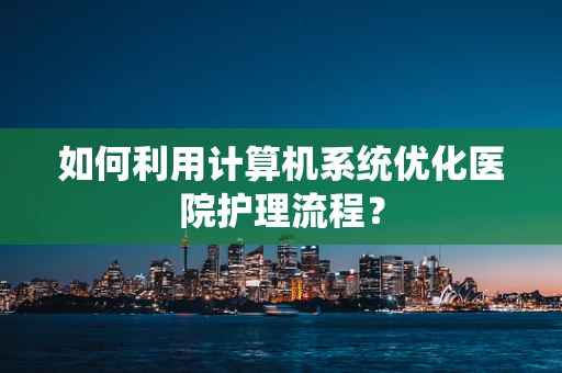 如何利用计算机系统优化医院护理流程？