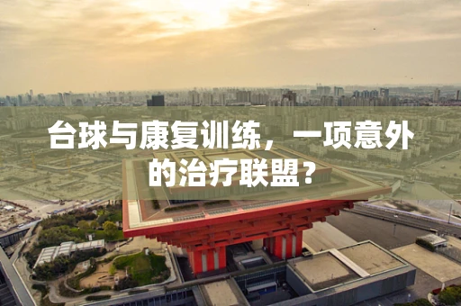 台球与康复训练，一项意外的治疗联盟？
