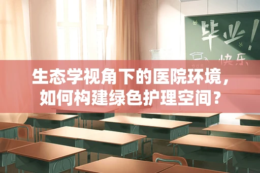 生态学视角下的医院环境，如何构建绿色护理空间？