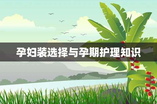 孕妇装选择与孕期护理知识