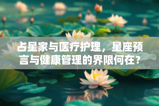 占星家与医疗护理，星座预言与健康管理的界限何在？