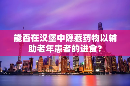 能否在汉堡中隐藏药物以辅助老年患者的进食？