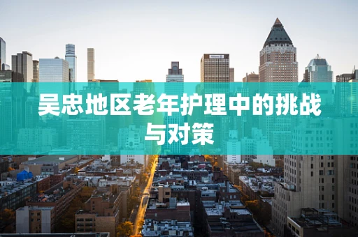 吴忠地区老年护理中的挑战与对策