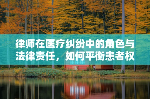 律师在医疗纠纷中的角色与法律责任，如何平衡患者权益与医疗行为？