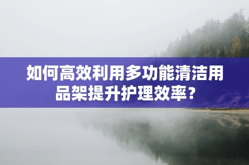 如何高效利用多功能清洁用品架提升护理效率？