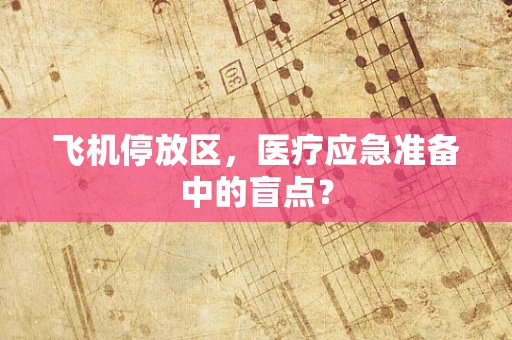 飞机停放区，医疗应急准备中的盲点？