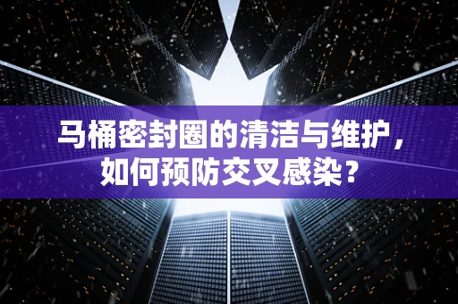 马桶密封圈的清洁与维护，如何预防交叉感染？