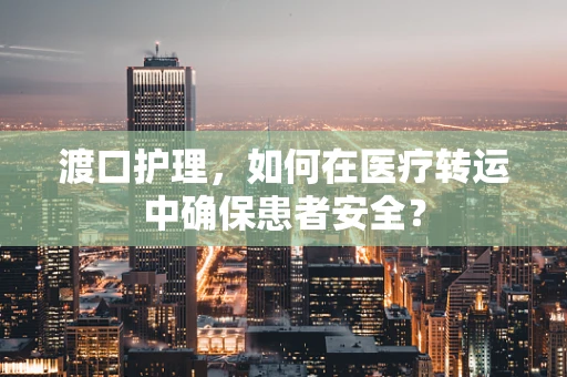 渡口护理，如何在医疗转运中确保患者安全？