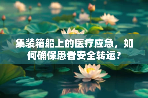 集装箱船上的医疗应急，如何确保患者安全转运？