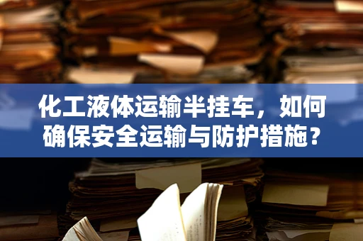 化工液体运输半挂车，如何确保安全运输与防护措施？