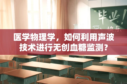 医学物理学，如何利用声波技术进行无创血糖监测？