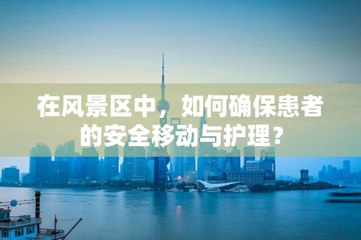 在风景区中，如何确保患者的安全移动与护理？