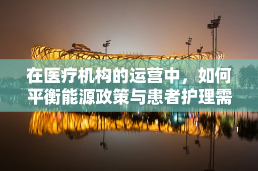在医疗机构的运营中，如何平衡能源政策与患者护理需求？
