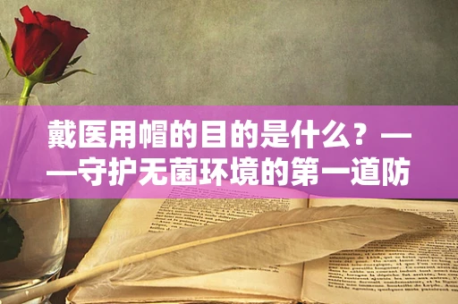 戴医用帽的目的是什么？——守护无菌环境的第一道防线