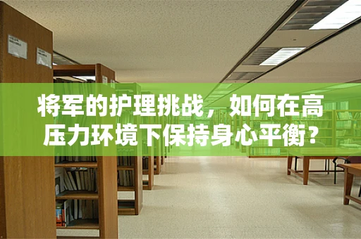 将军的护理挑战，如何在高压力环境下保持身心平衡？