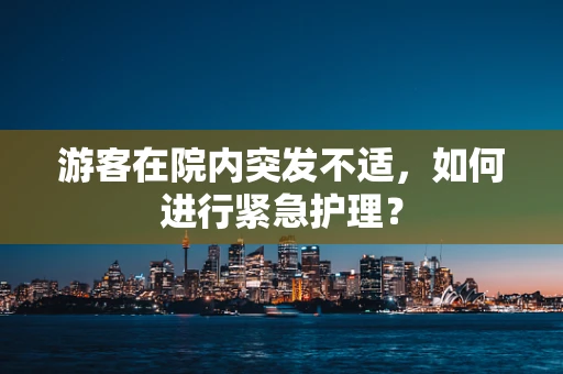 游客在院内突发不适，如何进行紧急护理？