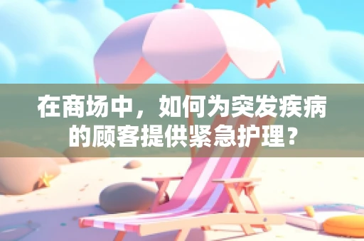 在商场中，如何为突发疾病的顾客提供紧急护理？