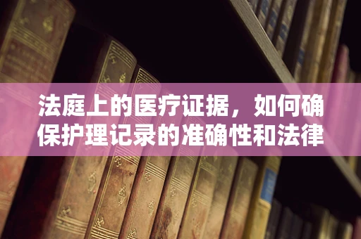 法庭上的医疗证据，如何确保护理记录的准确性和法律可采性？