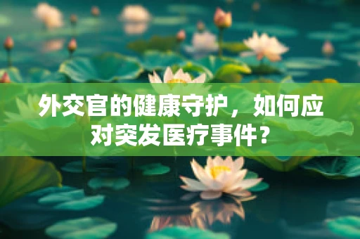 外交官的健康守护，如何应对突发医疗事件？