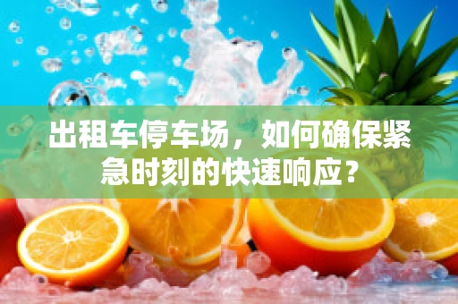 出租车停车场，如何确保紧急时刻的快速响应？