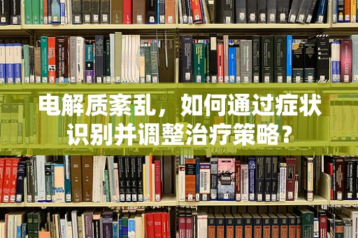 电解质紊乱，如何通过症状识别并调整治疗策略？