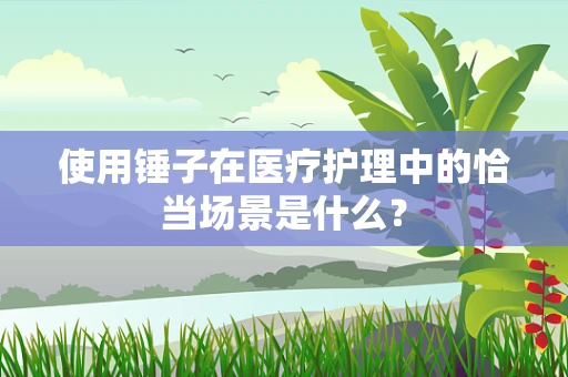 使用锤子在医疗护理中的恰当场景是什么？