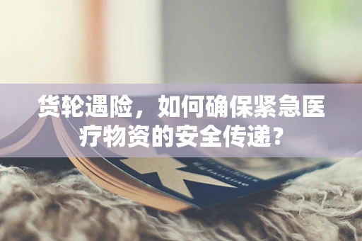 货轮遇险，如何确保紧急医疗物资的安全传递？