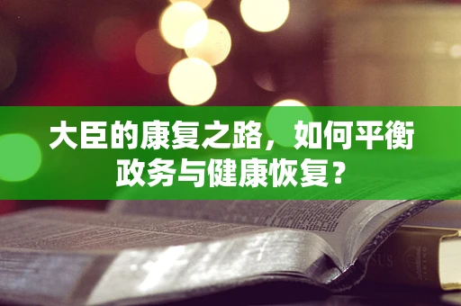 大臣的康复之路，如何平衡政务与健康恢复？