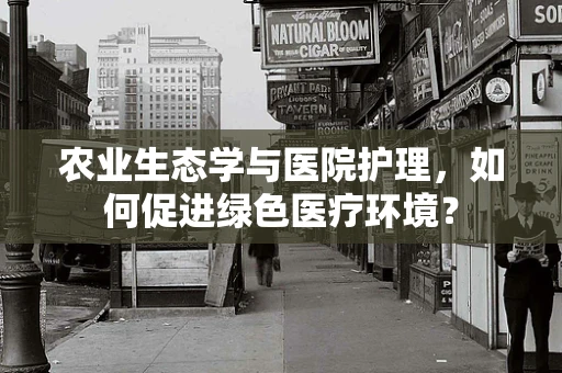 农业生态学与医院护理，如何促进绿色医疗环境？