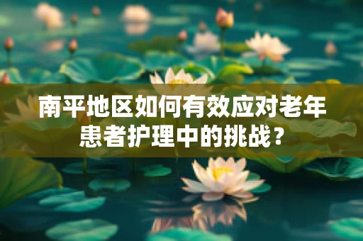 南平地区如何有效应对老年患者护理中的挑战？