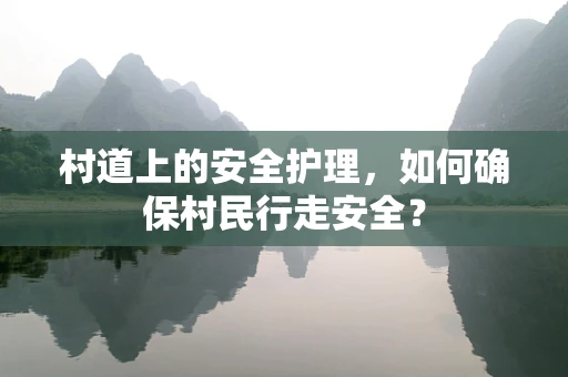村道上的安全护理，如何确保村民行走安全？