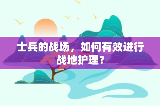 士兵的战场，如何有效进行战地护理？