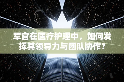 军官在医疗护理中，如何发挥其领导力与团队协作？