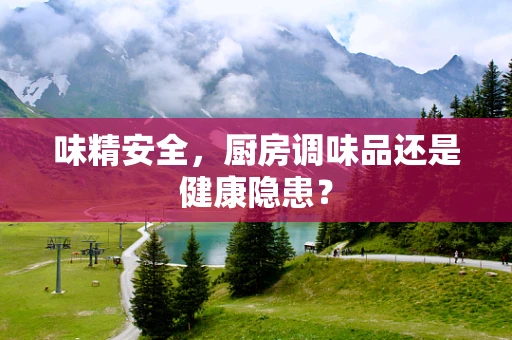 味精安全，厨房调味品还是健康隐患？