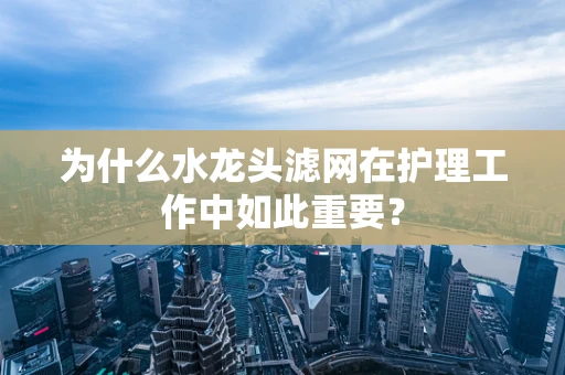 为什么水龙头滤网在护理工作中如此重要？