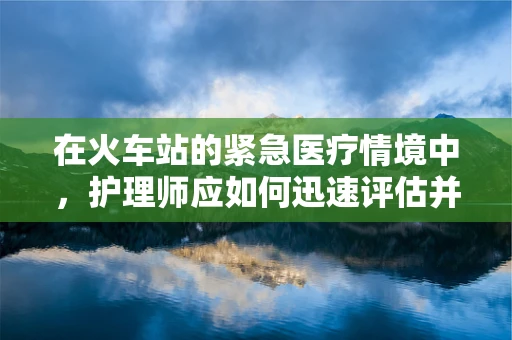 在火车站的紧急医疗情境中，护理师应如何迅速评估并处理？