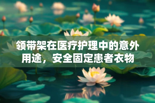 领带架在医疗护理中的意外用途，安全固定患者衣物