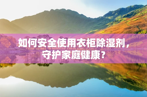 如何安全使用衣柜除湿剂，守护家庭健康？