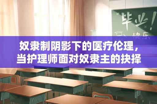 奴隶制阴影下的医疗伦理，当护理师面对奴隶主的抉择