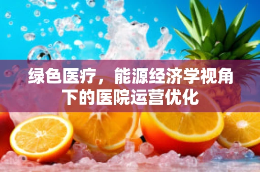 绿色医疗，能源经济学视角下的医院运营优化