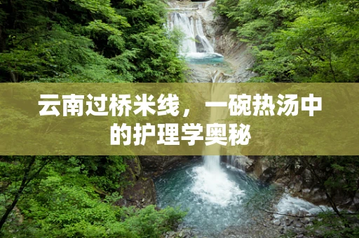 云南过桥米线，一碗热汤中的护理学奥秘