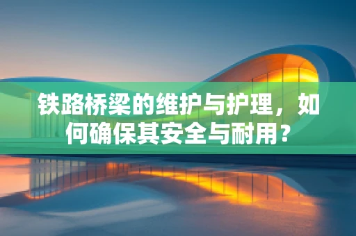 铁路桥梁的维护与护理，如何确保其安全与耐用？