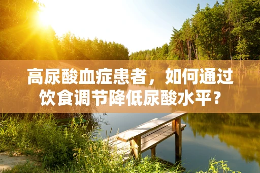高尿酸血症患者，如何通过饮食调节降低尿酸水平？