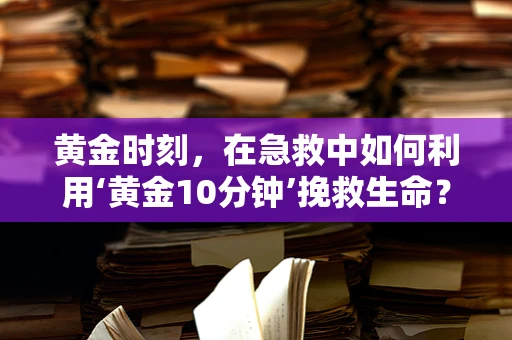 黄金时刻，在急救中如何利用‘黄金10分钟’挽救生命？