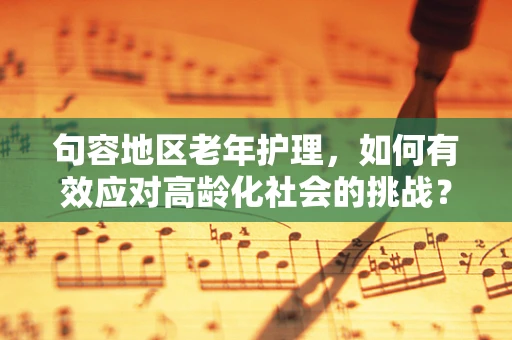 句容地区老年护理，如何有效应对高龄化社会的挑战？