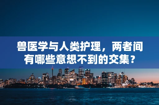 兽医学与人类护理，两者间有哪些意想不到的交集？