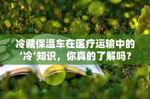 冷藏保温车在医疗运输中的‘冷’知识，你真的了解吗？