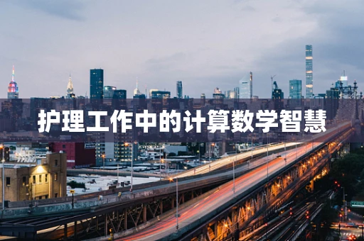 护理工作中的计算数学智慧